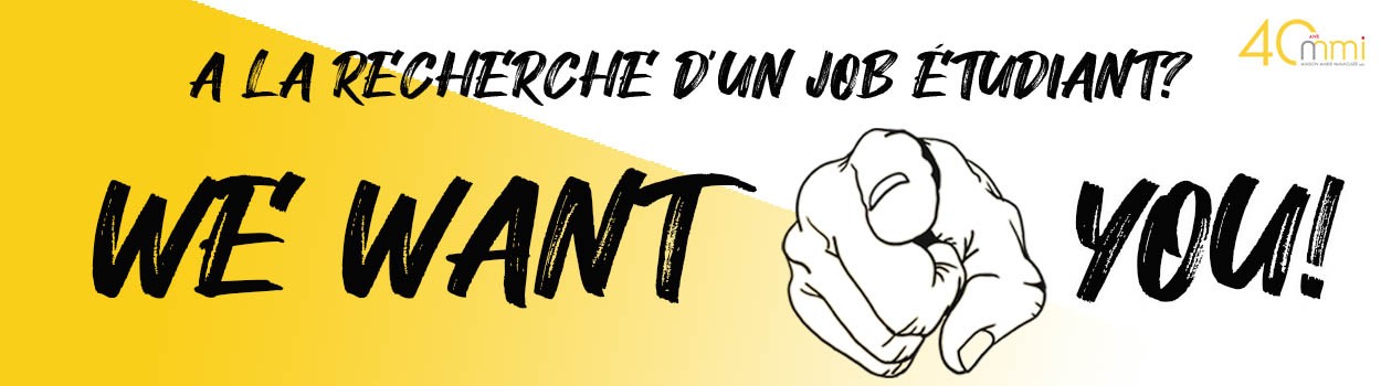 A la recherche d’un job étudiant ? Rejoins la MMI cet été!