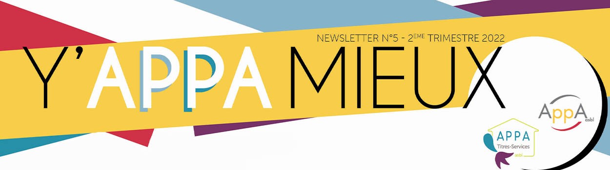 5ème numéro du la newsletter "Y'APPA mieux"