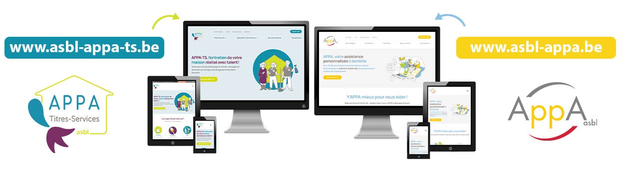 Nouveaux sites web des asbl APPA et APPA-TS