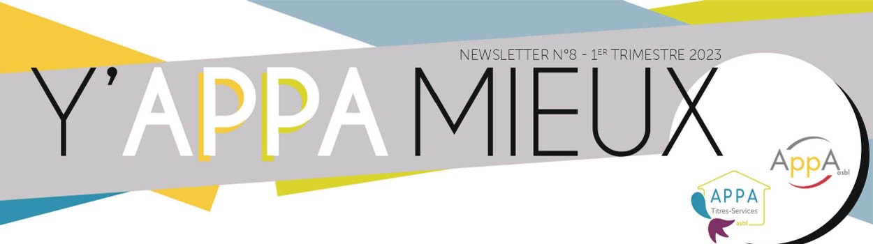 Newsletter Y'APPA mieux n°8 pour débuter 2023