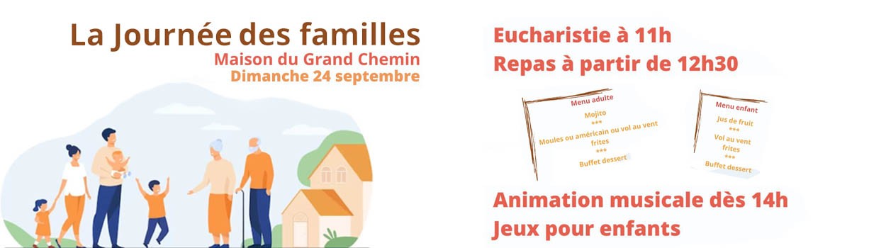 La Maison du Grand Chemin vous invite à la journée des familles