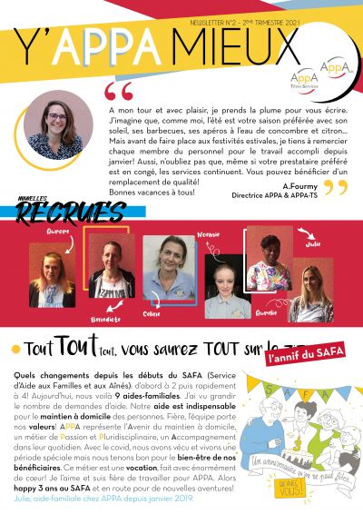 Ruez-vous sur le 2e numéro de la newsletter "Y'APPA mieux"! - Paragraphe 0 - Image 0