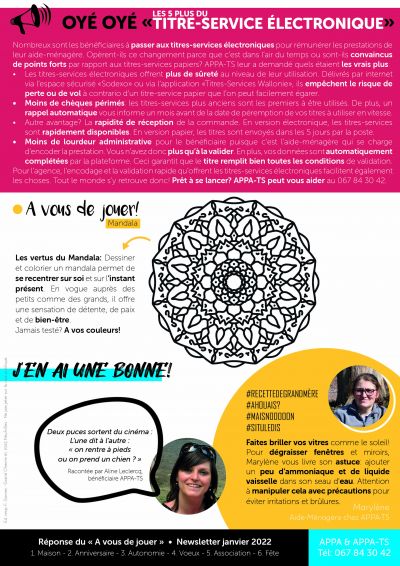 La newsletter Y'APPA mieux : N°5 - Paragraphe 0 - Image 1